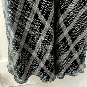Long grid skirt by Liz Claiborne. Size 14.